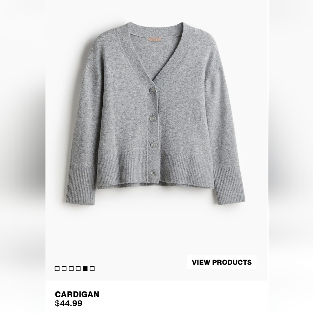 H&M Light Gray Women's Cardigan
